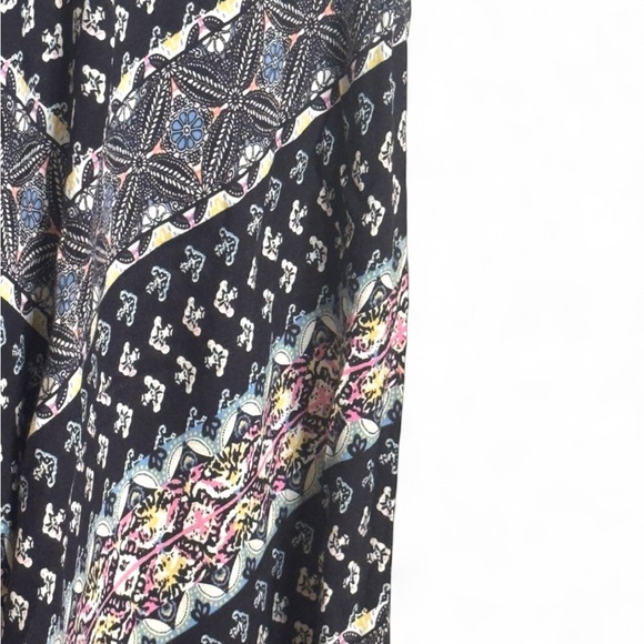 Derek 🖤 Heart - Black and Pink Patterned Dress - Juniors Medium - Picture 2 of 4